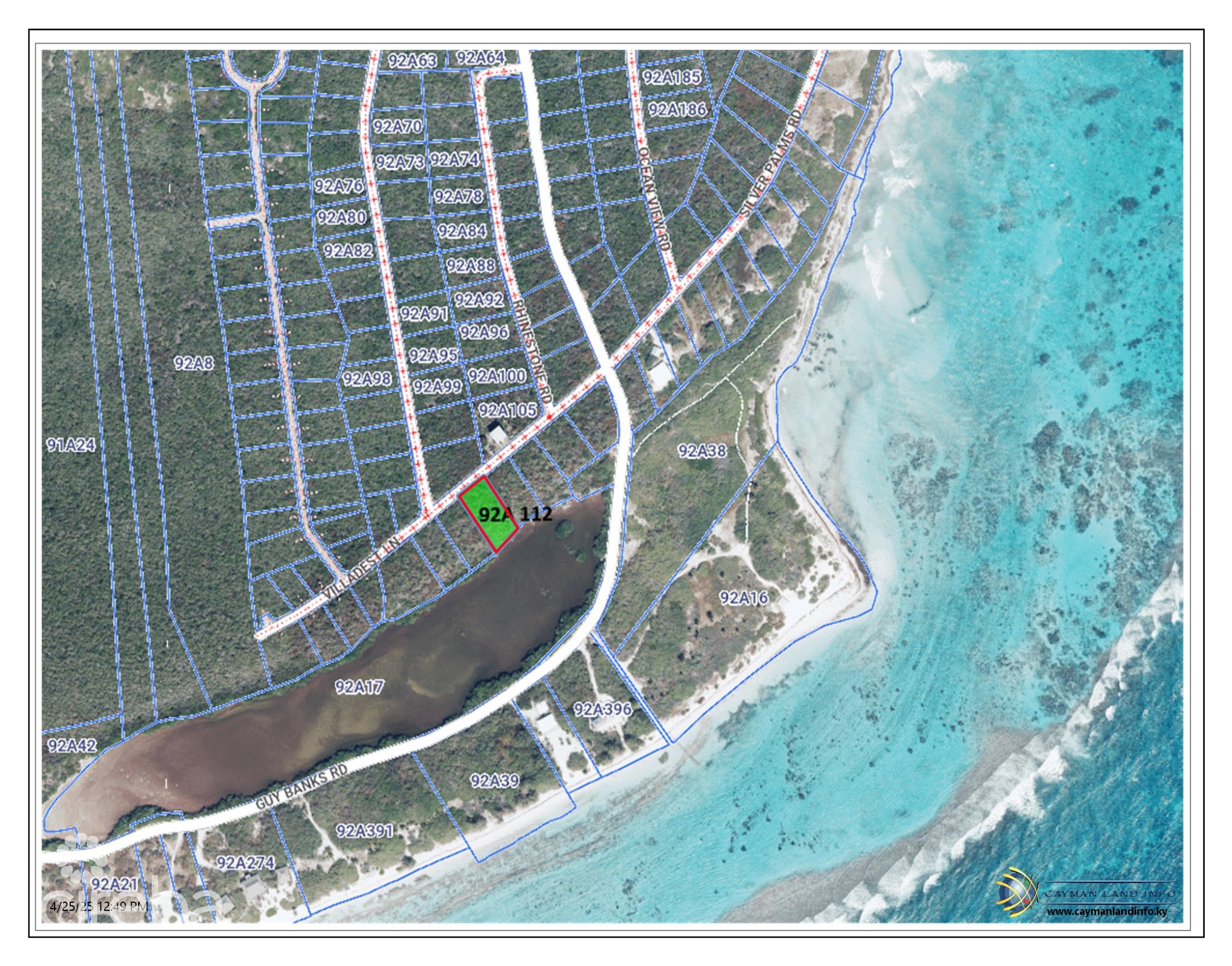 VILLADEST – 0.46 ACRES LOT AMAZING OCEANVIEW LITTLE CAYMAN – POINT OF SAND