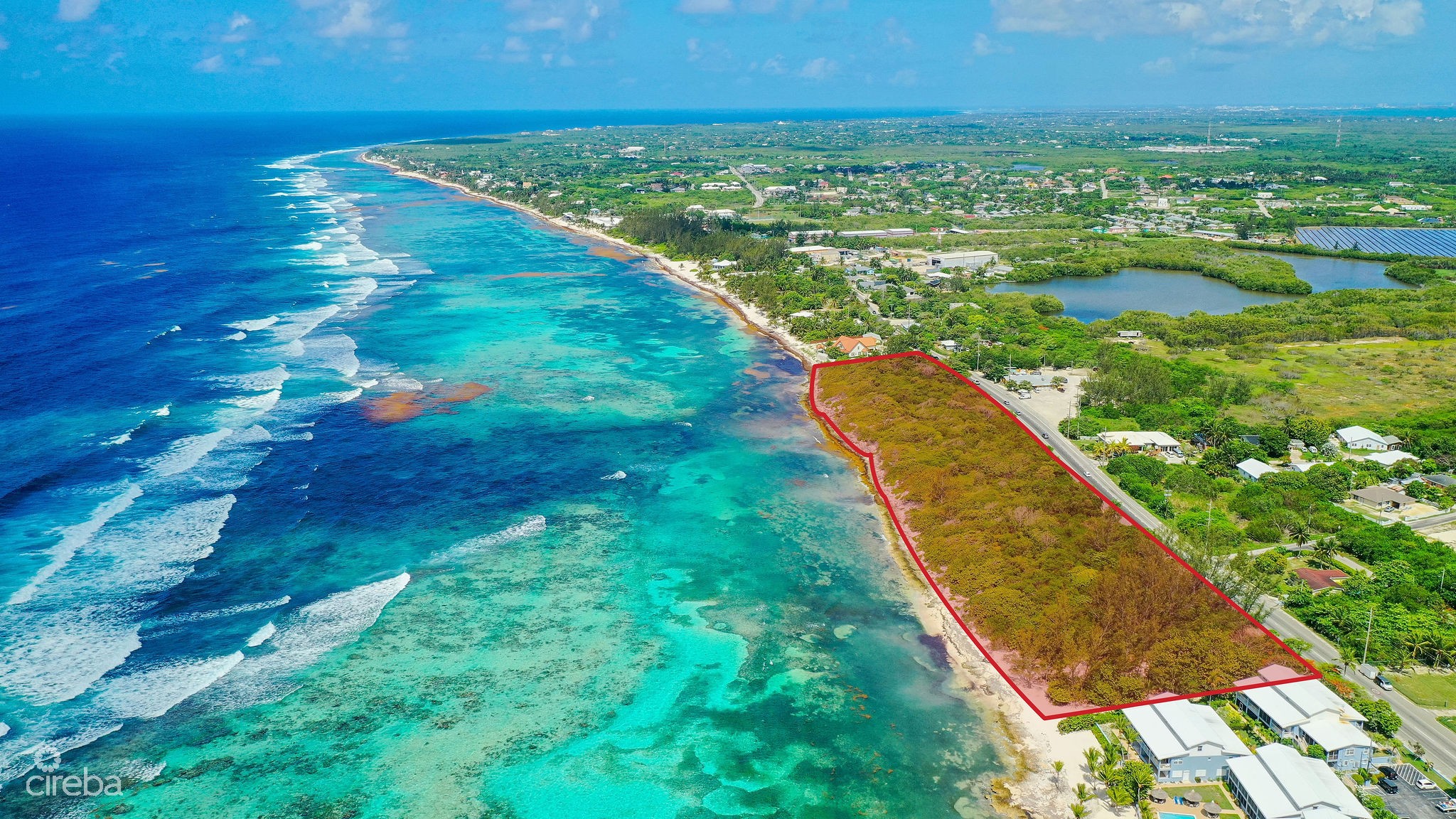 EXCEPTIONAL OCEANFRONT DEVELOPMENT OPPORTUNITY —6.4 ACRES BODDEN TOWN RD