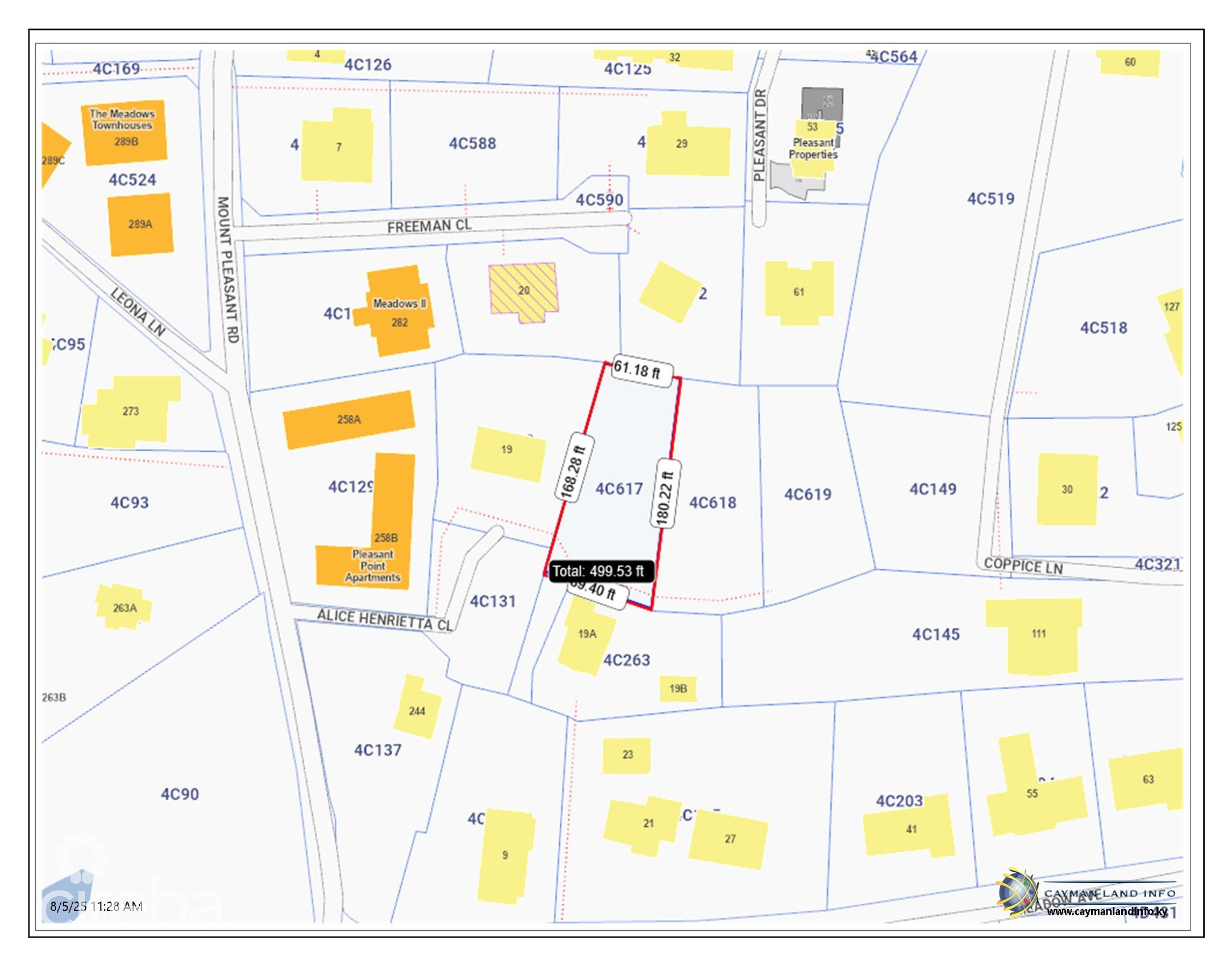 MT PLEASANT  DUPLEX LOT REDUCED AGAIN!