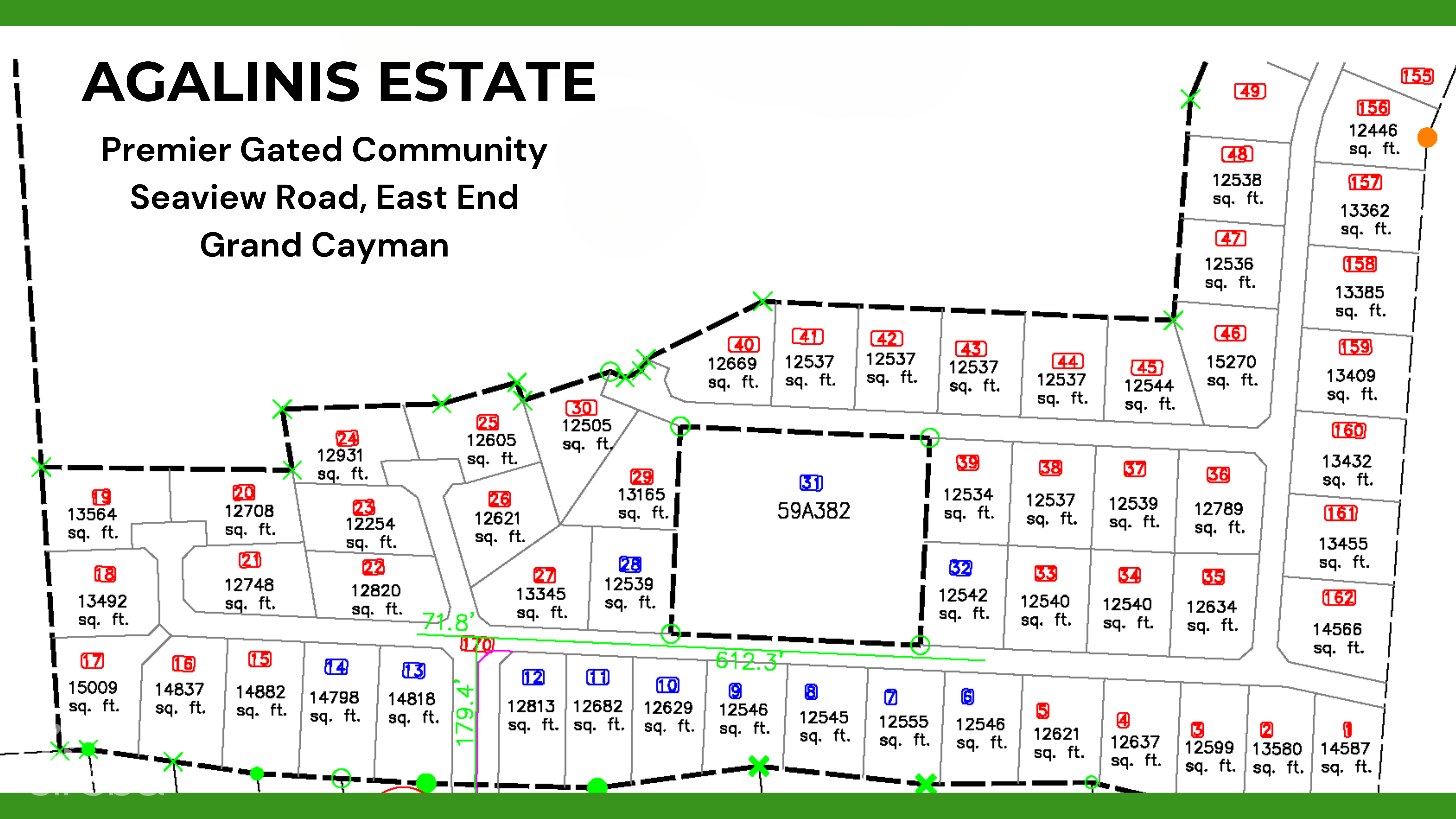 AGALINIS ESTATES – GATED COMMUNITY ON SEAVIEW ROAD – DUPLEX LOT 8