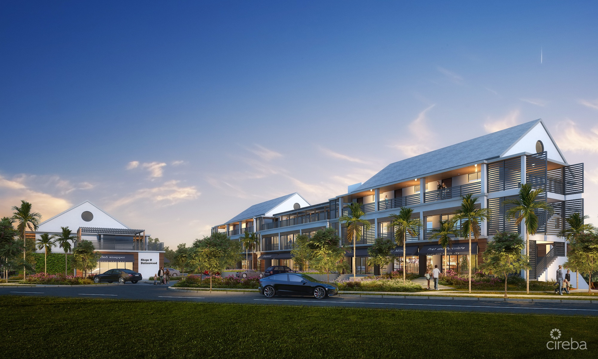 THE SHOPS AT BUTTONWOOD – SINGLE F&B BUILDING WITH ROOF TOP SPACE