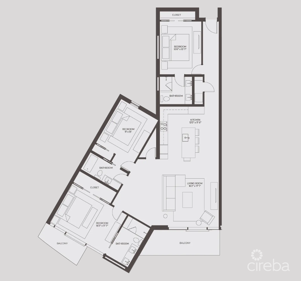 POINT WEST PENTHOUSE #24 – THREE BED OCEAN VIEW