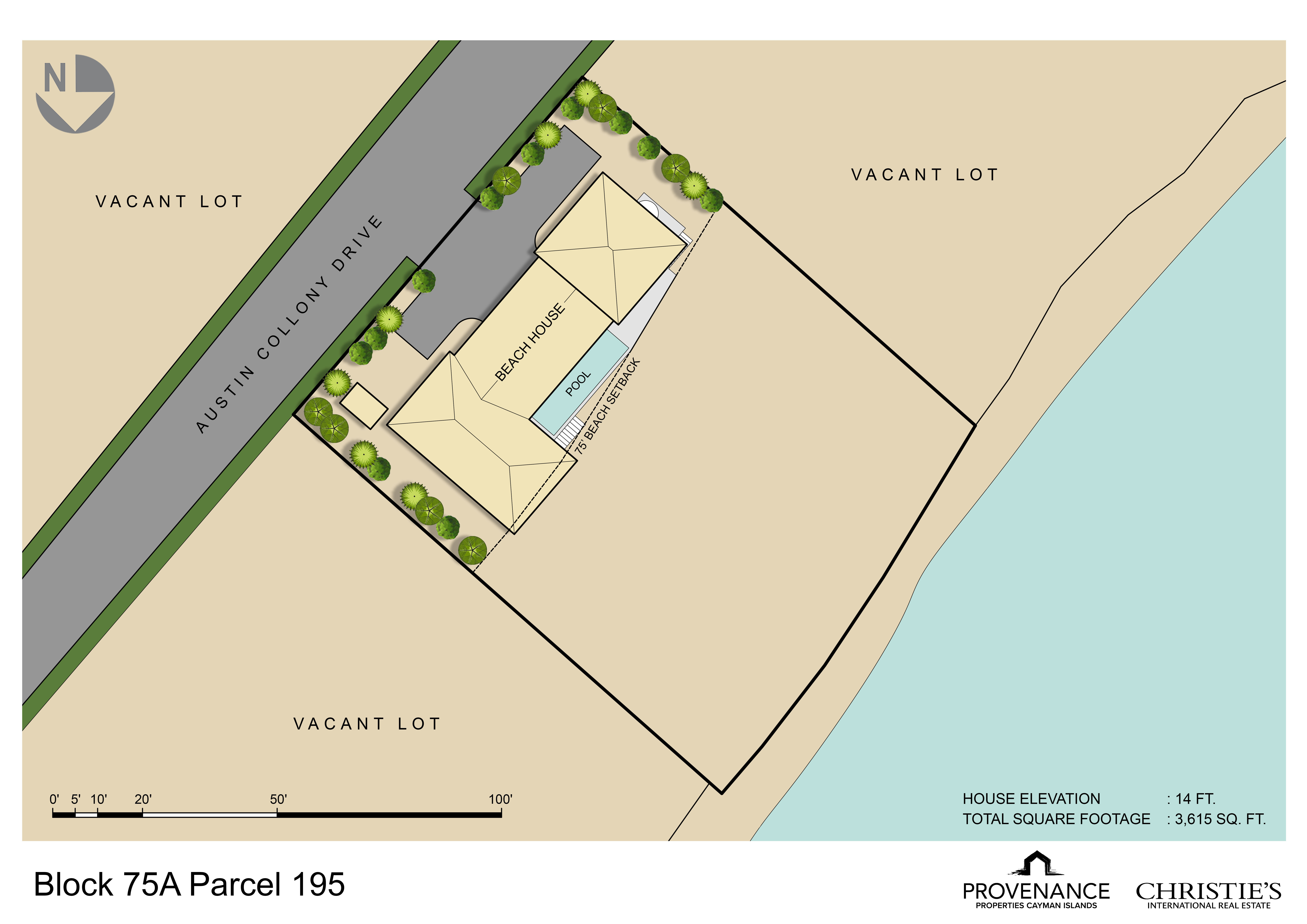 PRIME BEACHFRONT EAST END LAND 0.29 ACRE