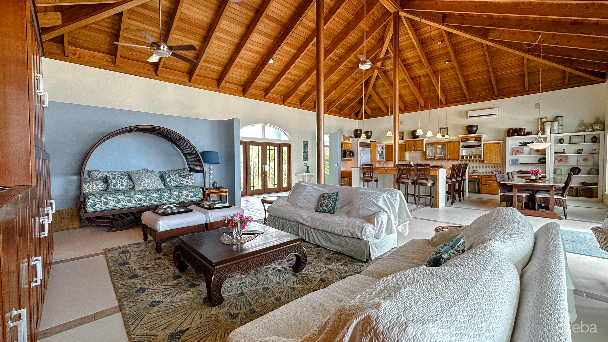 LITTLE CAYMAN BEACHFRONT HOME WITH 2 LOTS AND POOL