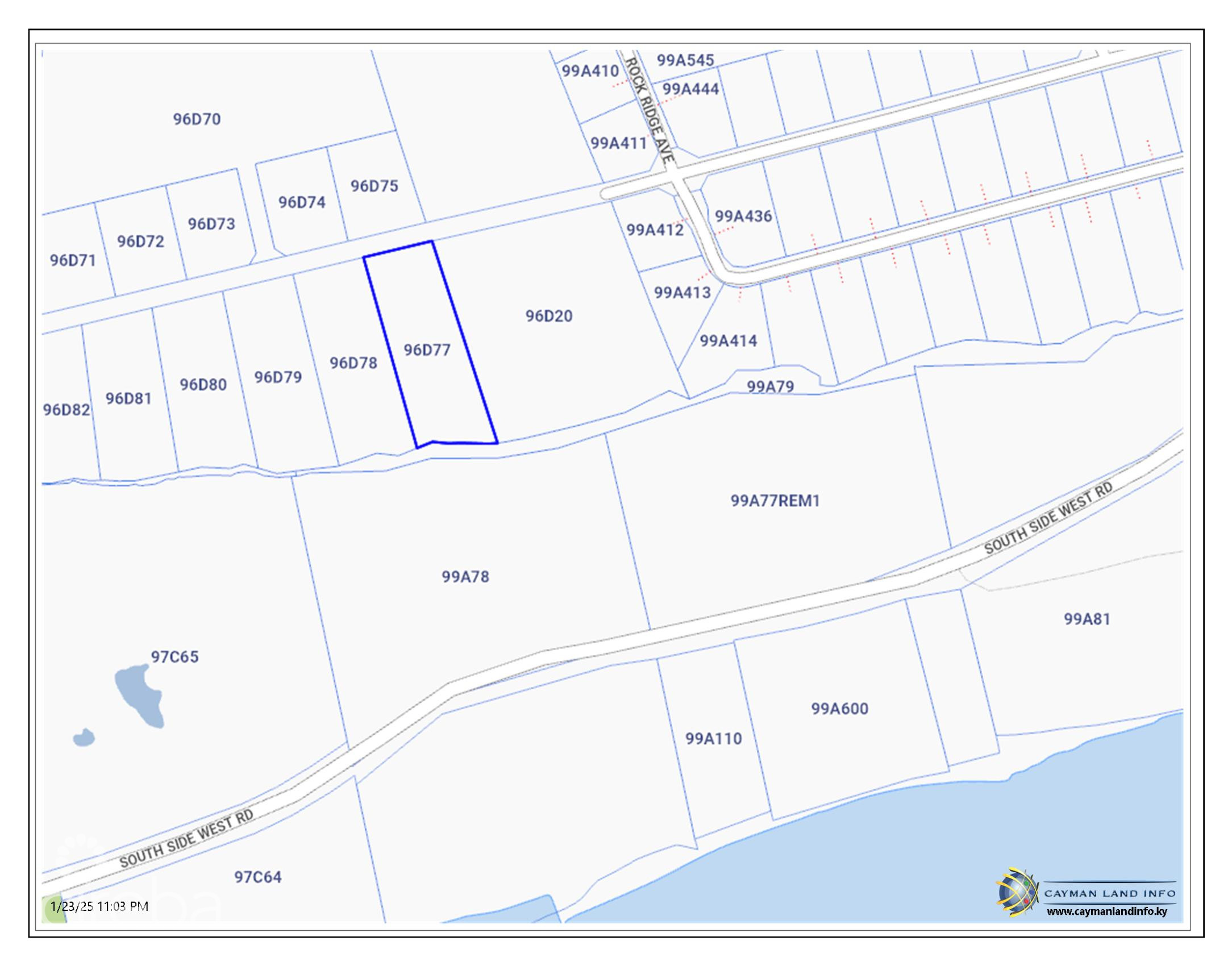 BRAC BLUFF EDGE LAND  .85 ACRE
