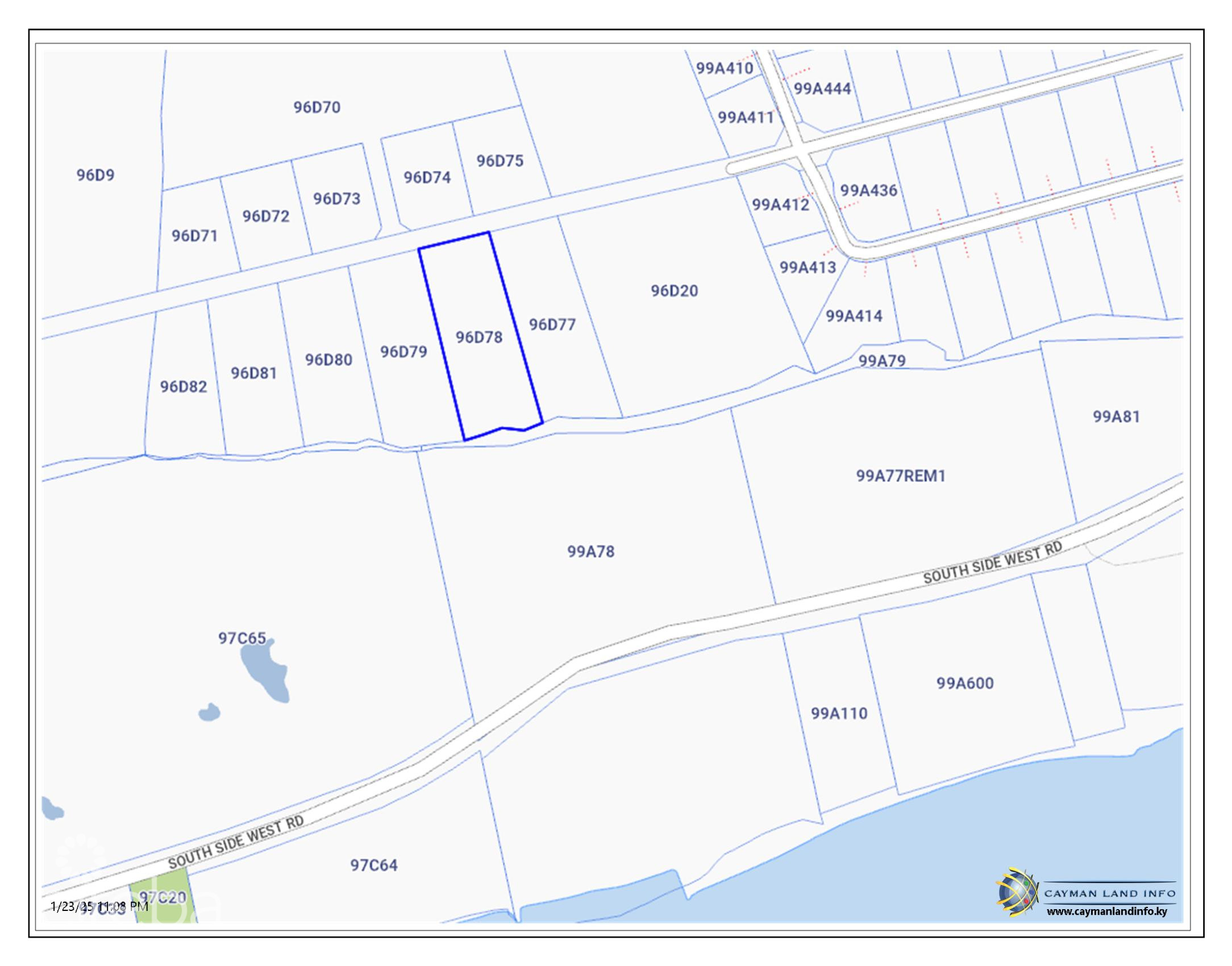 BRAC BLUFF EDGE LAND .85 ACRE