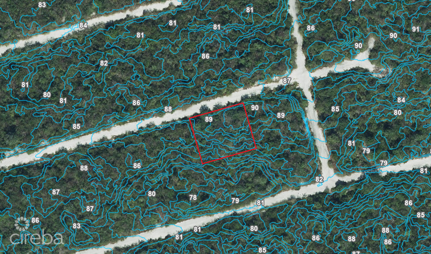 CAYMAN BRAC BLUFF LOT 90′ ELEVATION