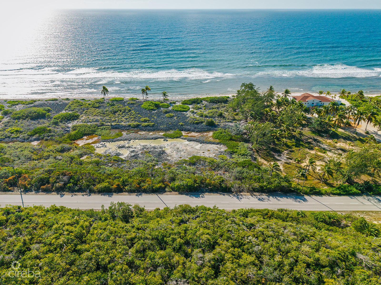 1.63 ACRES OF WHITE SANDY BEACH