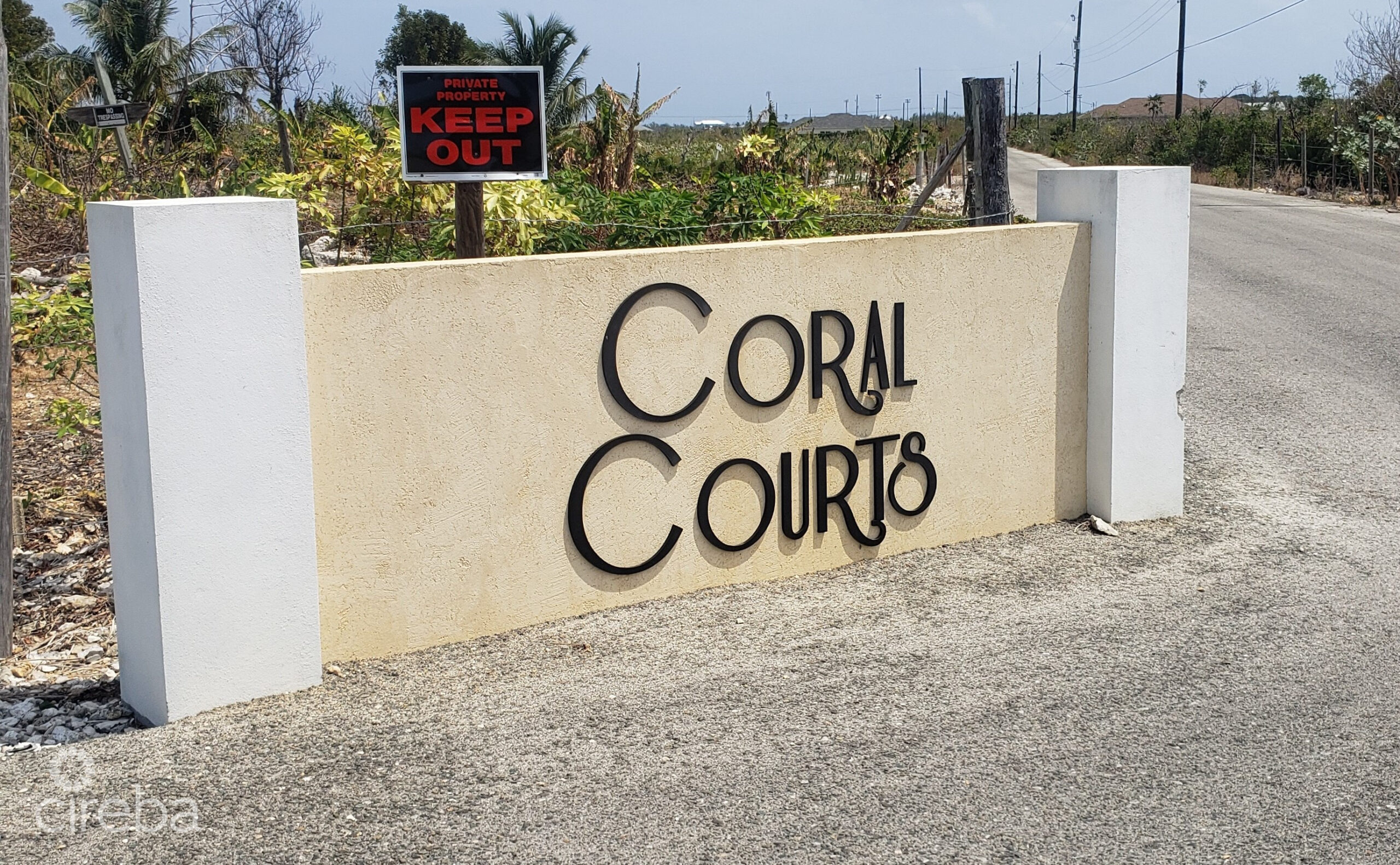 CORAL COURTS SUBDIVISION – FARM ROAD EAST END