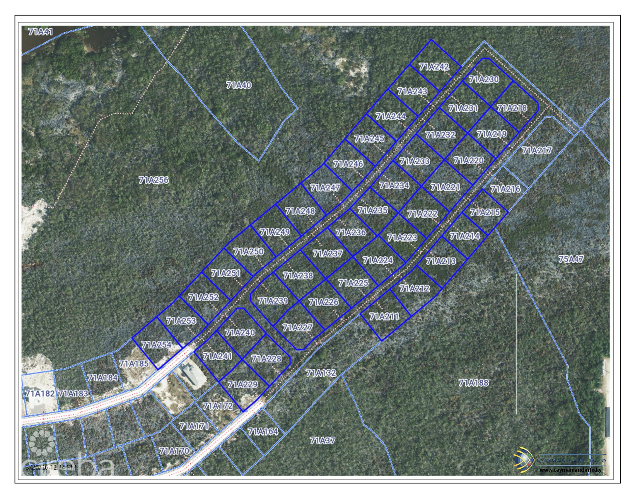 CORAL COURTS SUBDIVISION – FARM ROAD EAST END