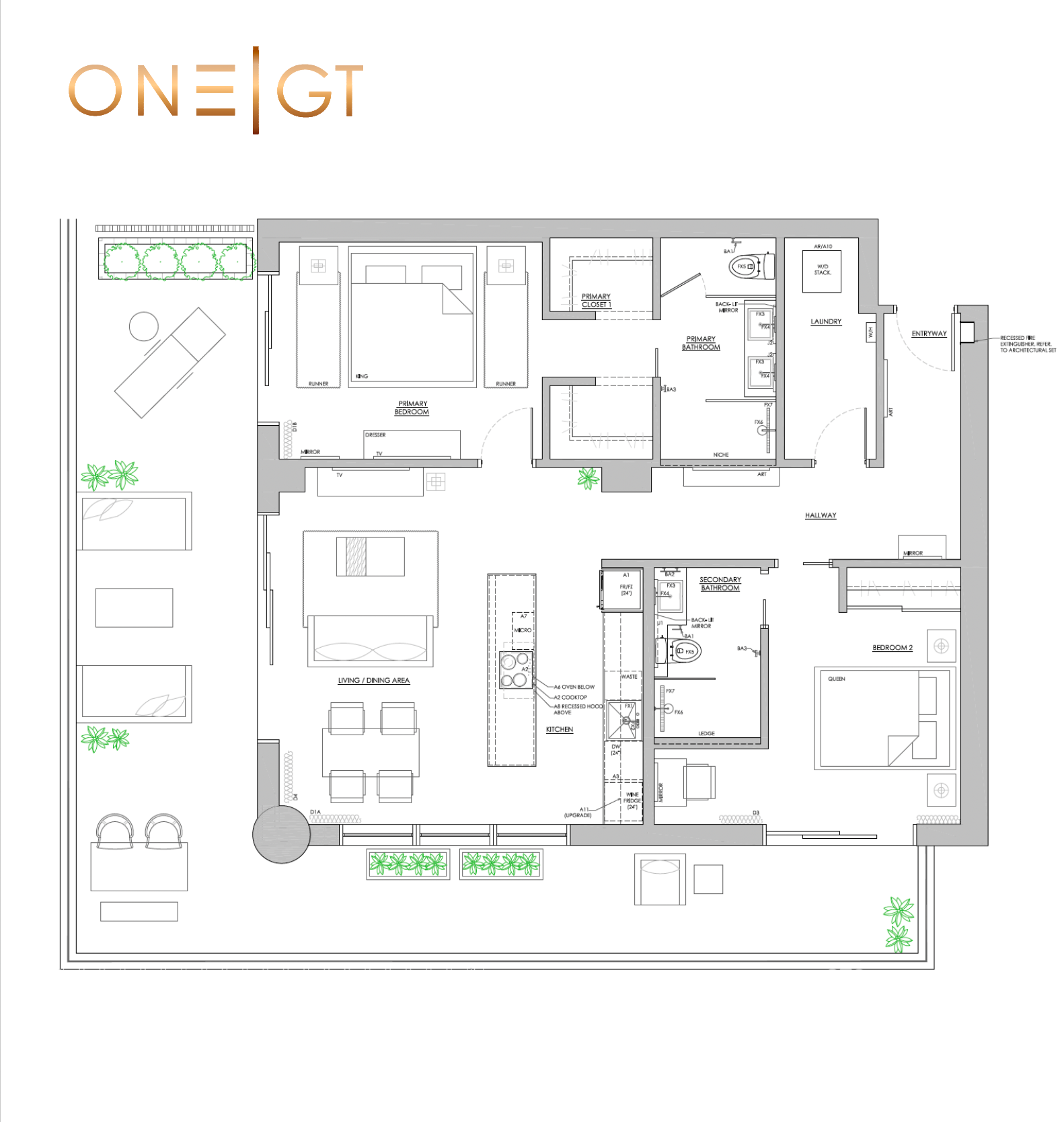 ONE|GT 501 – FRONT-ROW OCEAN VIEW 2-BED RESIDENCE
