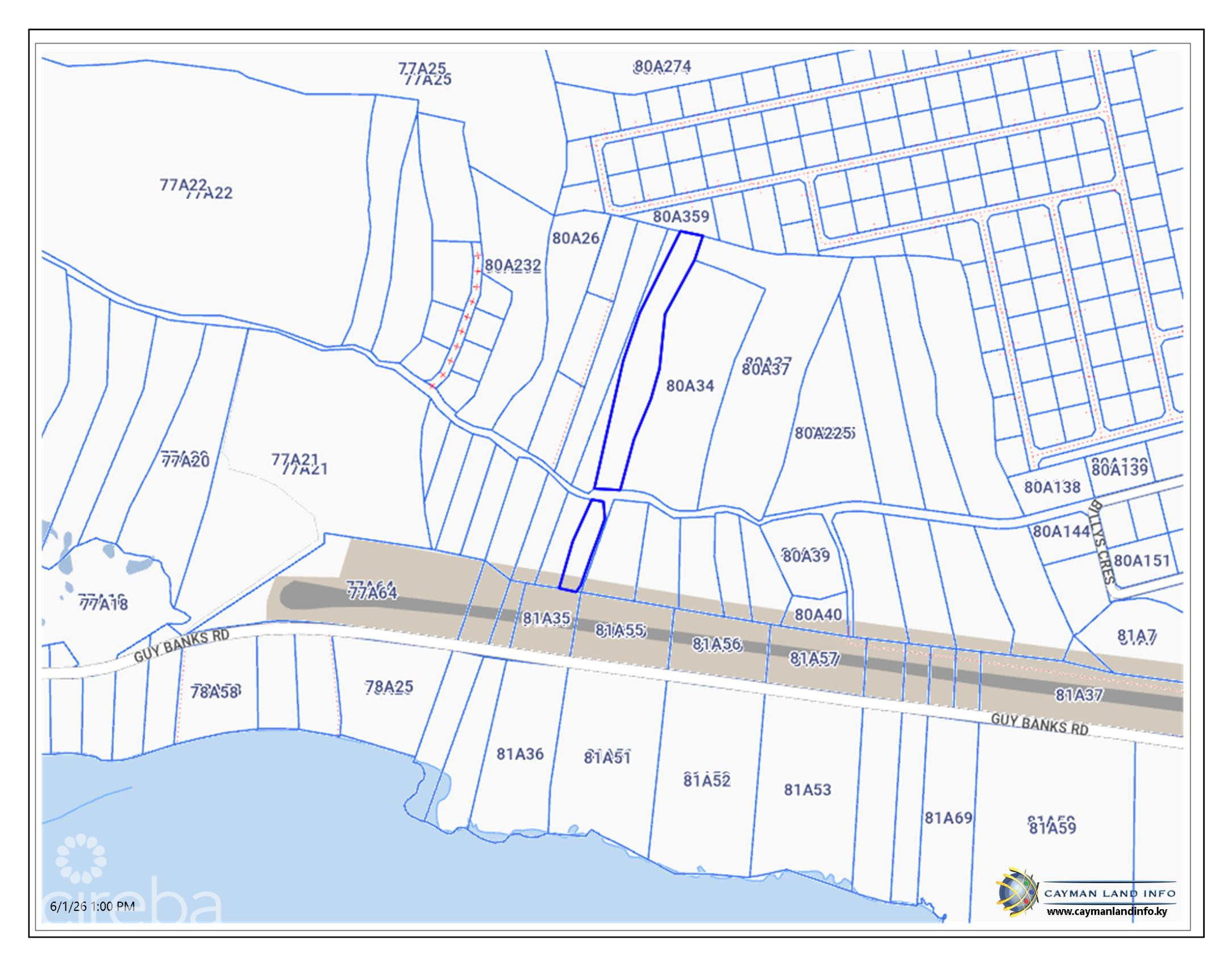 LITTLE CAYMAN LAND 2.5 ACRES – BY AIRPORT
