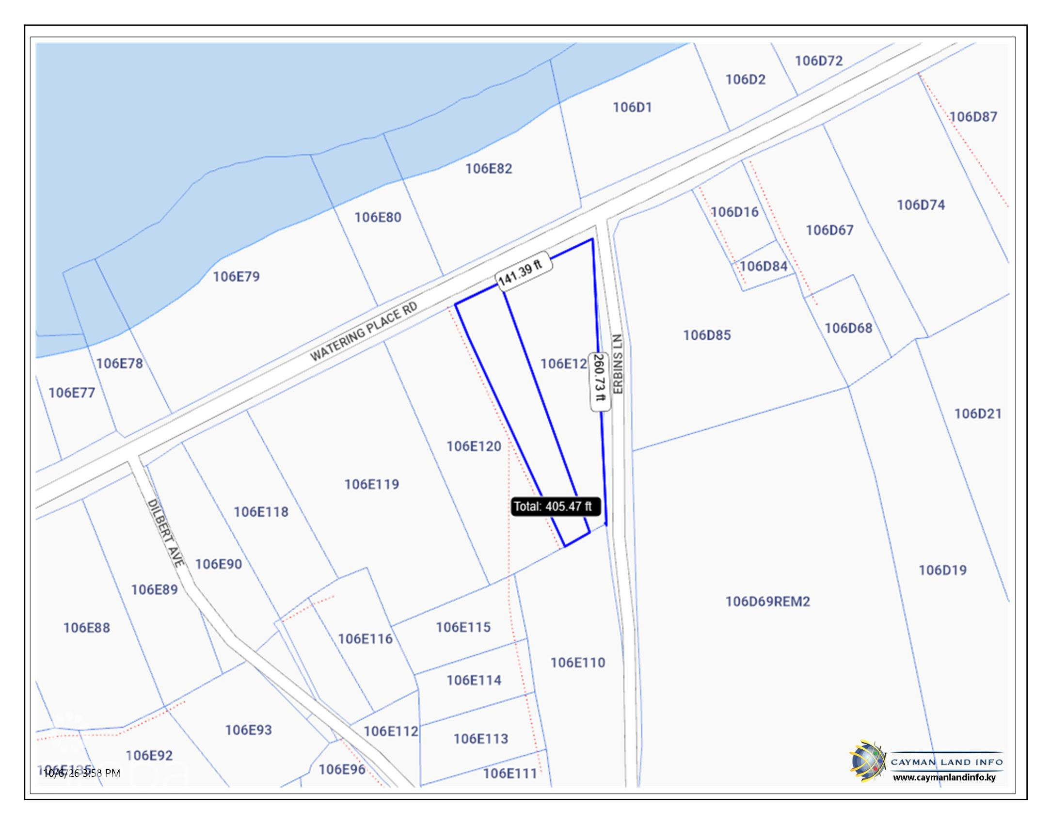 CAYMAN BRAC CORNER LOT WITH OCEAN VIEW