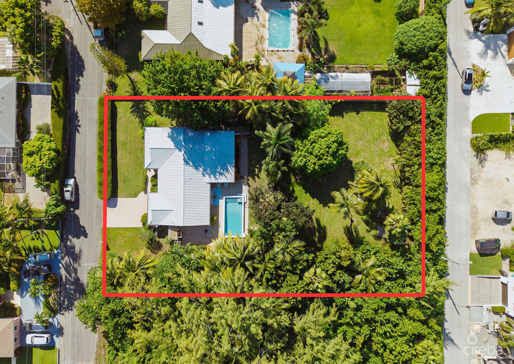 RARE DOUBLE-LOT OASIS BUNGALOW  WITH POOL IN SNUG HARBOUR