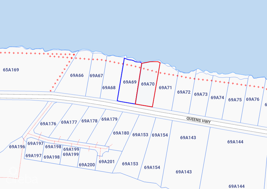 OCEAN FRONT PROPERTY ON QUEENS HIGHWAY 1.14 ACRES